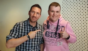 Erste persönliche Begegnung von Thomas mit Calvin Hollywood beim Event Raus aus dem Hamsterrad in Hamburg